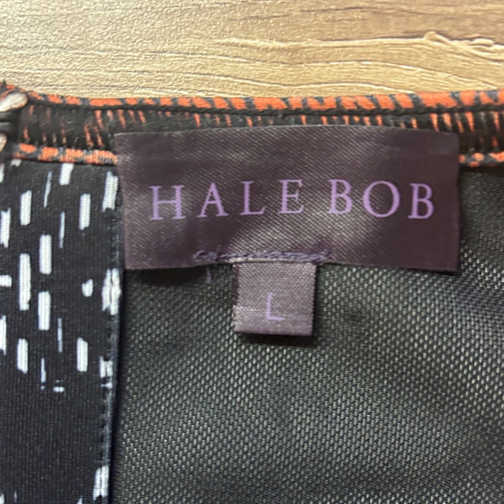 Hale Bob Spaghetti Strap Halter scuba dress size L - Picture 4 of 14